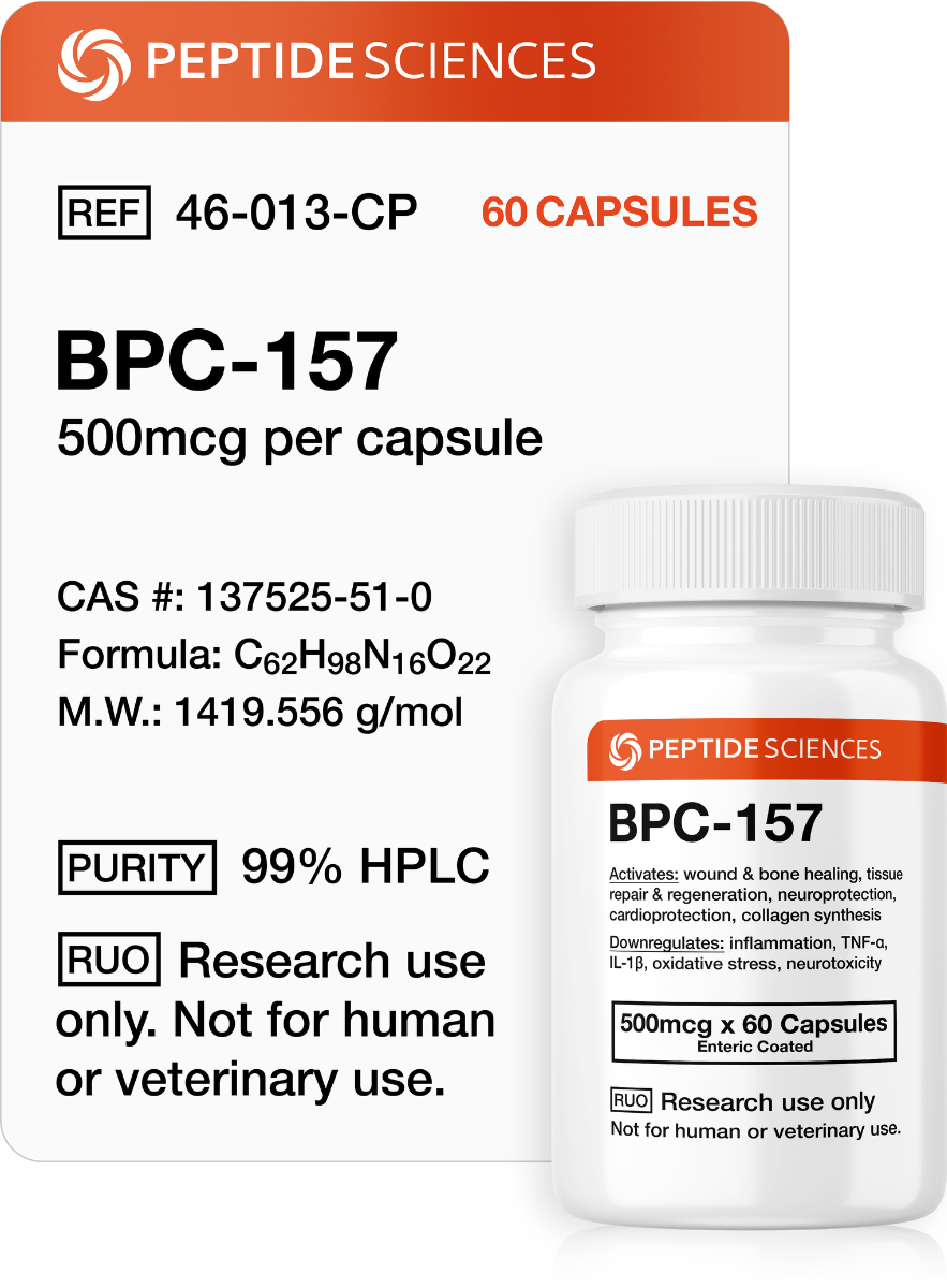 BPC 157 500mcg (60 Capsules)