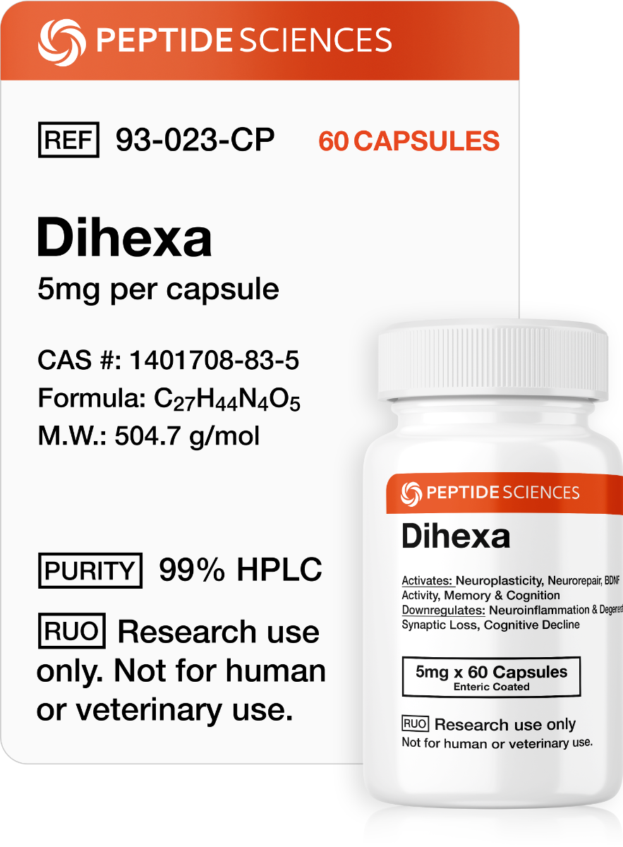 Dihexa (5mg x 60 Capsules = 300mg)