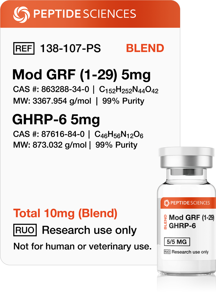 Mod GRF, GHRP-6 10mg (Blend)